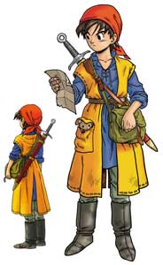 Hero Dragon Quest VIII Official Game Art