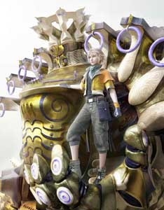 Hope Estheim with Alexander Final Fantasy XIII Official Game Art