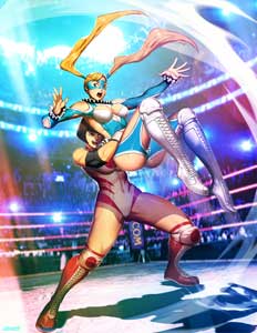 Rainbow Mika Street Fighter Unlimited #7 Cover Art