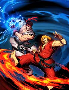 Street Fighter Unlimited Cover Art #1 Ryu vs Ken