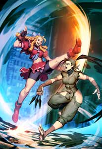 Street Fighter Unlimited Cover Art #3 Karin vs Ibuki