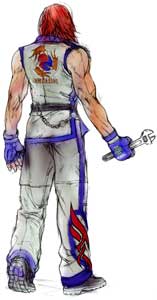 Hwoarang Tekken 4 Concept Art 2