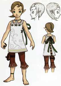 Ilia Legend of Zelda twilight Princess Concept Art