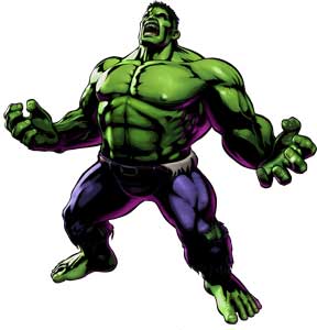 Hulk UMVC3 Official Render Art