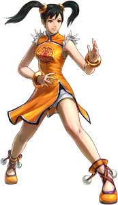 Ling Xiaoyu Project X Zone Official Game Art