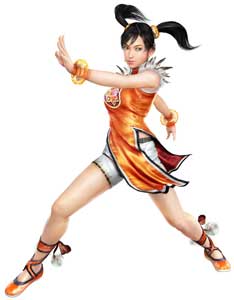 Ling Xiaoyu Tekken 5 DR Official Game Art