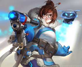 Mei from Overwatch by Claprao Sans