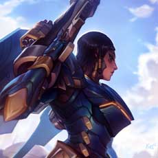 Pharah from Overwatch by KNKL