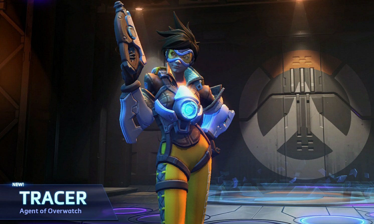 Tracer Heroes of the Storm Main Menu