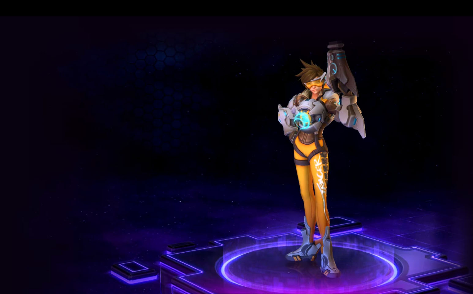 Tracer Heroes of the Storm Master Tracer Skin Wallpaper