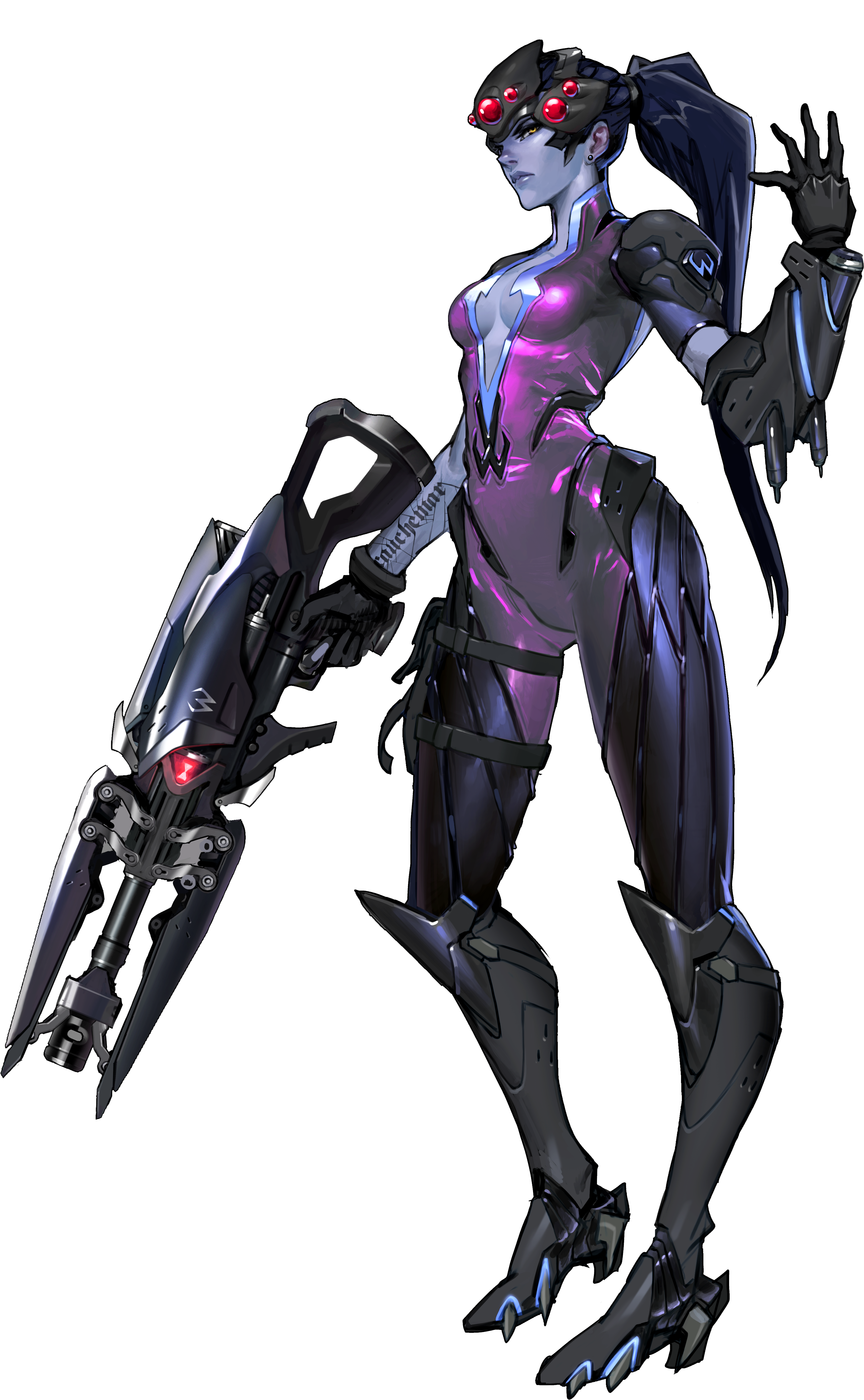 Widowmaker from Overwatch - Game Art