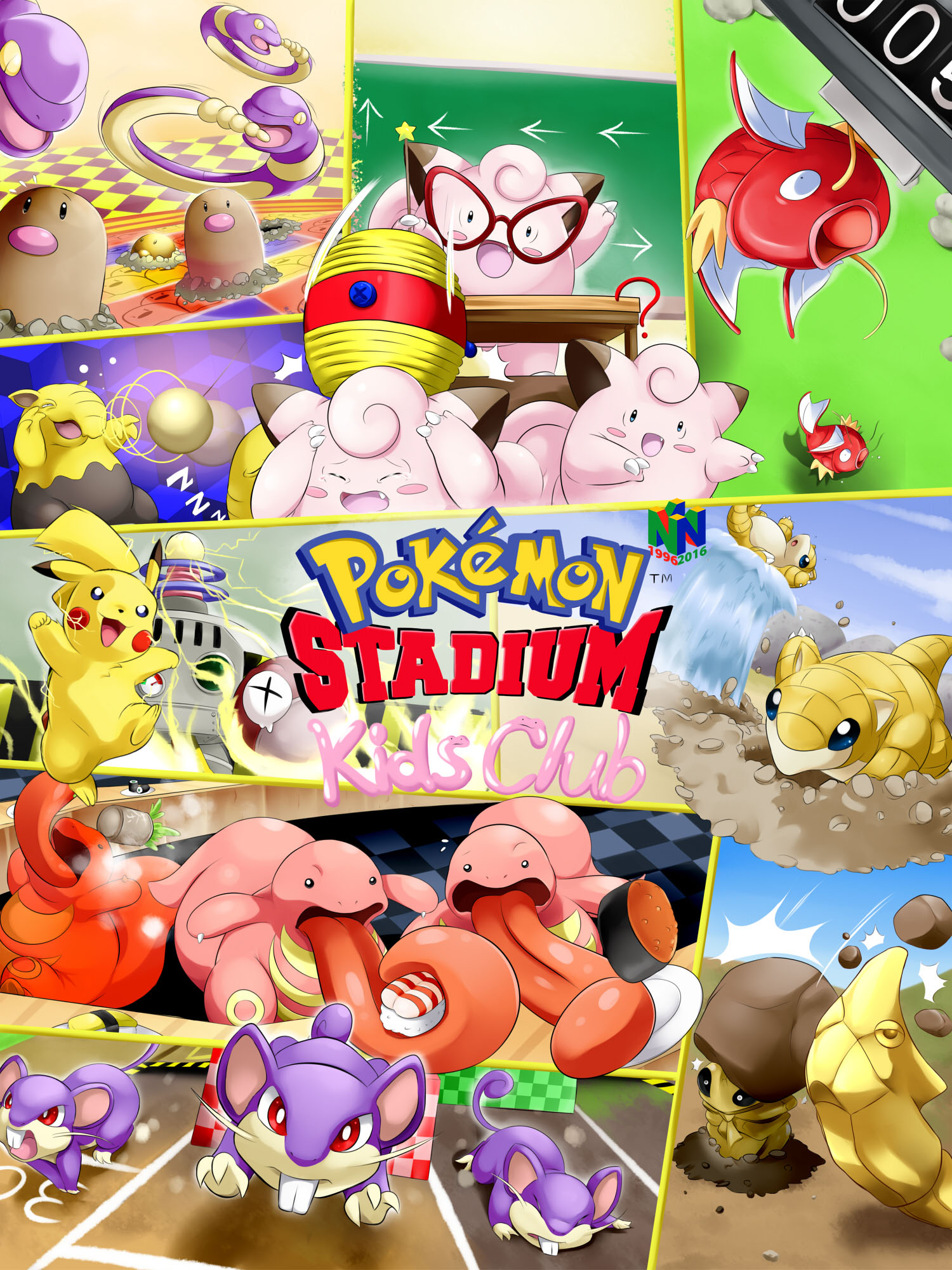 Pokemon Stadium for the Nintendo 64 Tribute by Yomitrooper