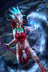 Female Witch Doctor Diablo Cosplay by Nemu013