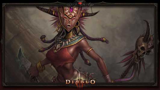 Female Witch Doctor Diablo III Official Game Art