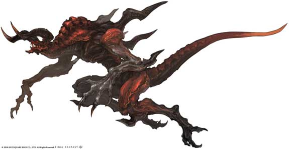 Ifrit FFXIV Official Game Art