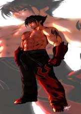 Jin Kazama Classic Tekken 3 Fan Art by Tovio Rogers