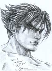 Jin Kazama Tekken 6 Fan Art