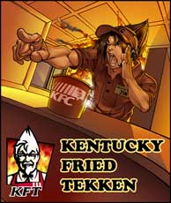 Kentucky Fried Tekken starring Jin Kazama