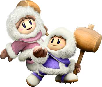 Ice Climbers Super Smash Bros. Brawl Official Game Art Render