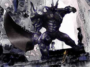 Iron Giant Enemy Art  from Final Fantasy VII by Overonehundred