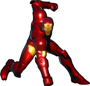 Iron Man MVC3 Win Pose Art Render