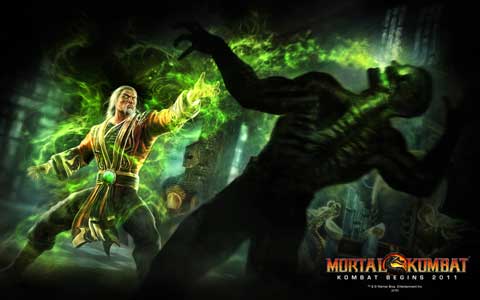 Shang Tsung Mortal Kombat Official Wallpaper 2011