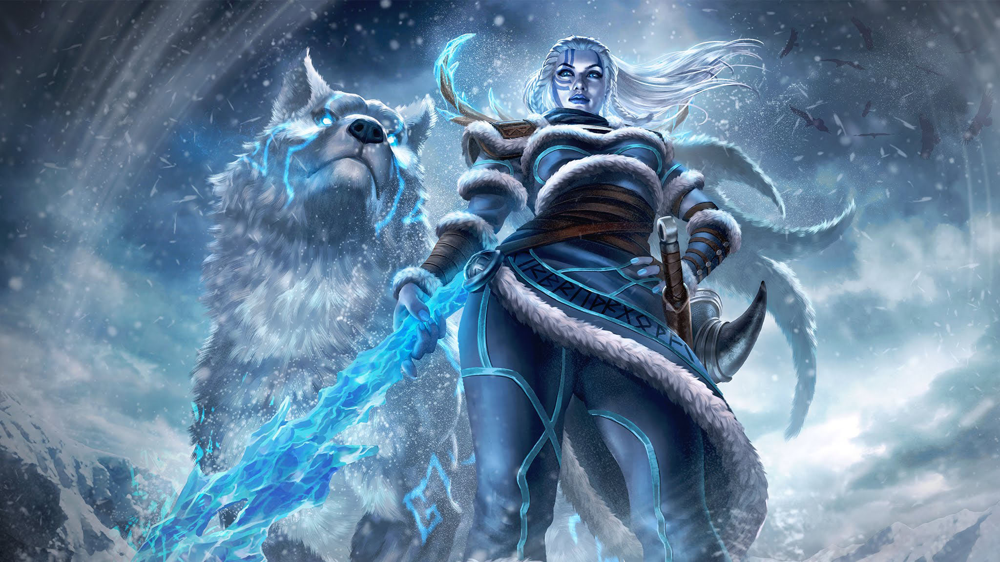 Skadi the Goddess of Winter from SMITE - Game Art