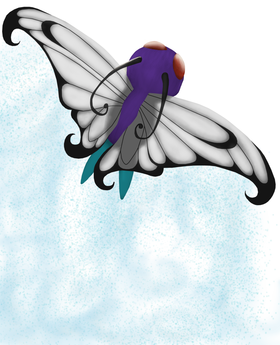 butterfree-used-sleep-powder-pokemon-tribute-on-game-art-hq-by-13alrog