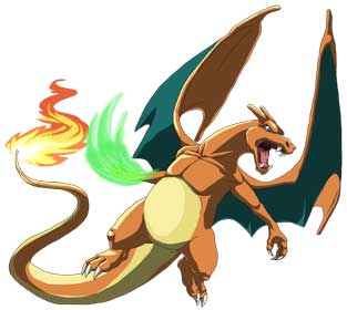 Charizard used Dragon Claw (Pokemon Tribute on Game-Art-HQ.com by AncientDragoness)