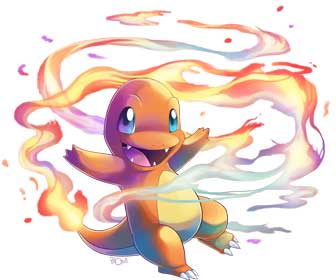 Charmander used Fire Spin (Pokemon Gen I Tribute on Game-Art-HQ.com) by Blopa1987