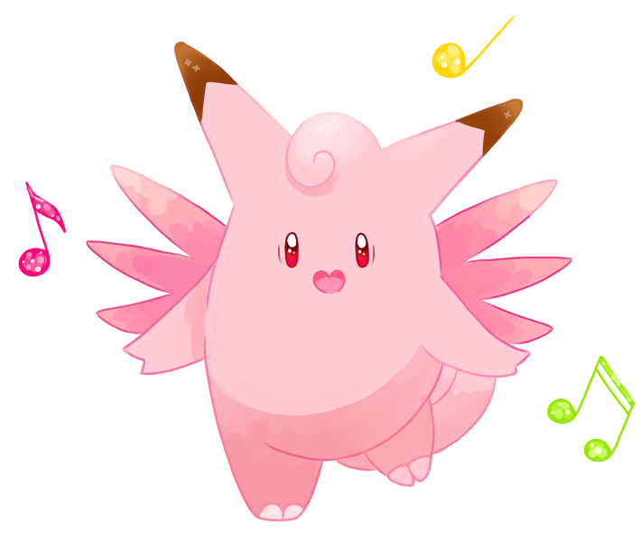 clefable-used-sing-game-art-hq-pokemon-art-tribute-by-nekolloco