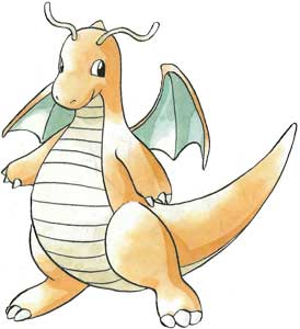 dragonite-pokemon-red-and-green-official-art