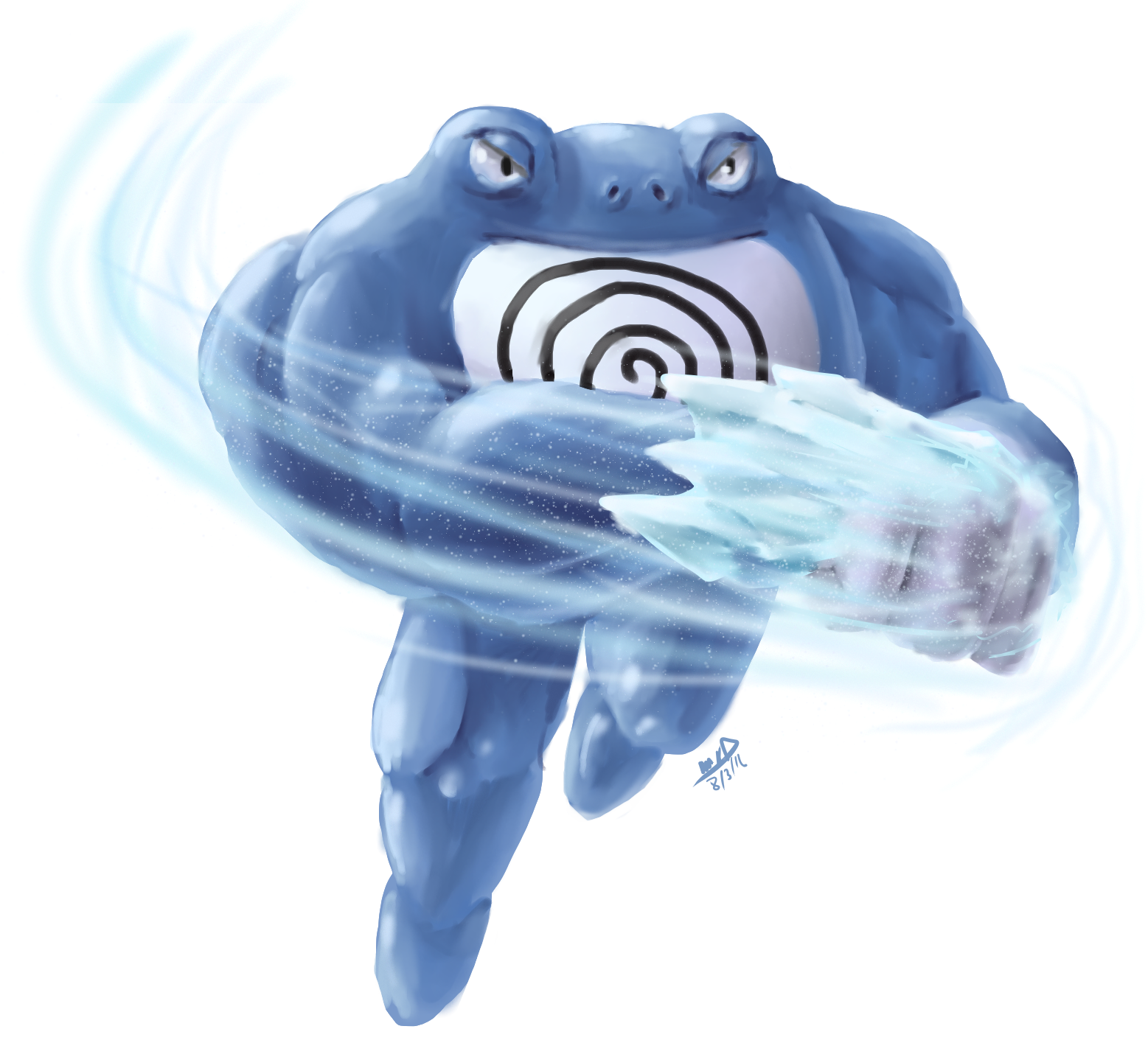 poliwrath-used-ice-punch-by-yggdrassal