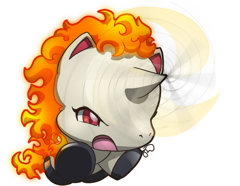rapidash-used-horn-drill-by-scowlingelf