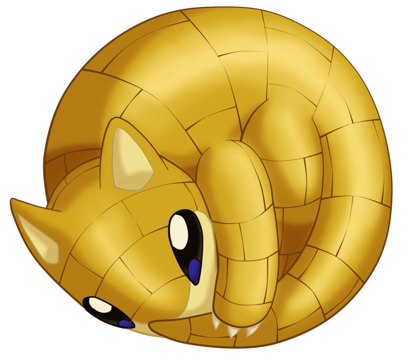 sandshrew-used-defense-curl-game-art-hq-pokemon-art-tribute-by-bernuviel
