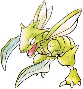 scyther-pokemon-red-and-green-official-art