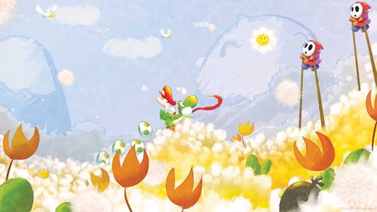 Super Mario World 2 Yoshi's Island Art by Orioto