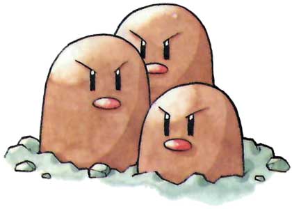 dugtrio-pokemon-red-and-green-official-art