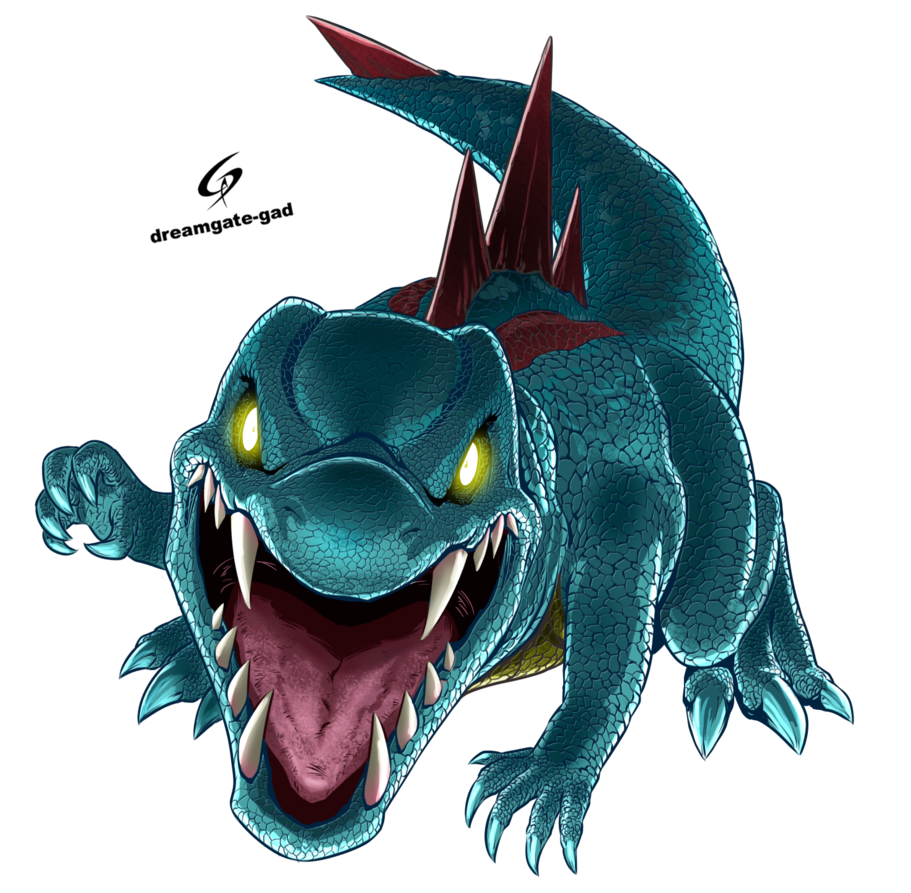 158 Totodile used Scary Face and Water Gun in the Game-Art-HQ Pokemon Gen  II Tribute!