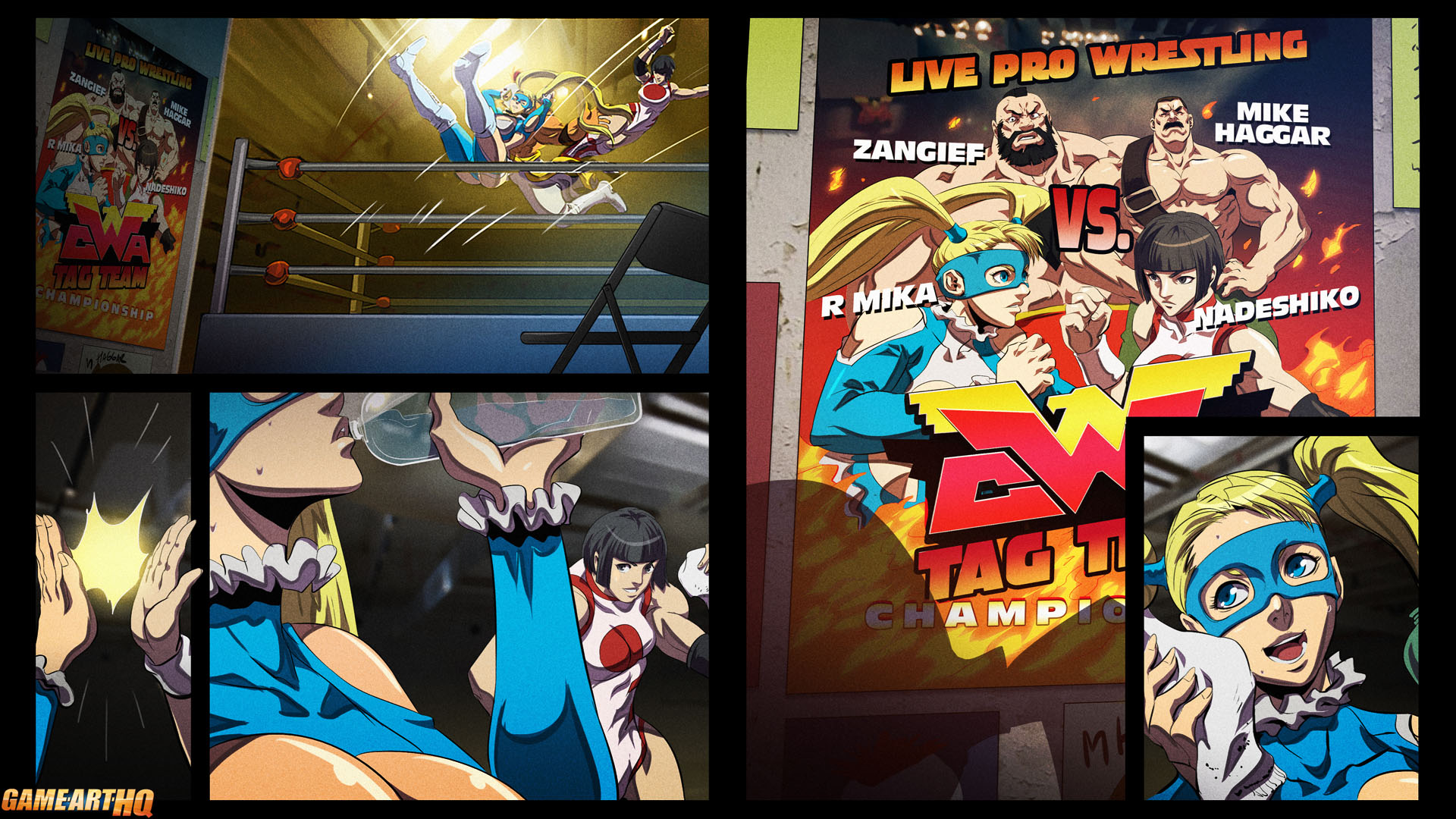 Rainbow Mika R Mika From Street Fighter
