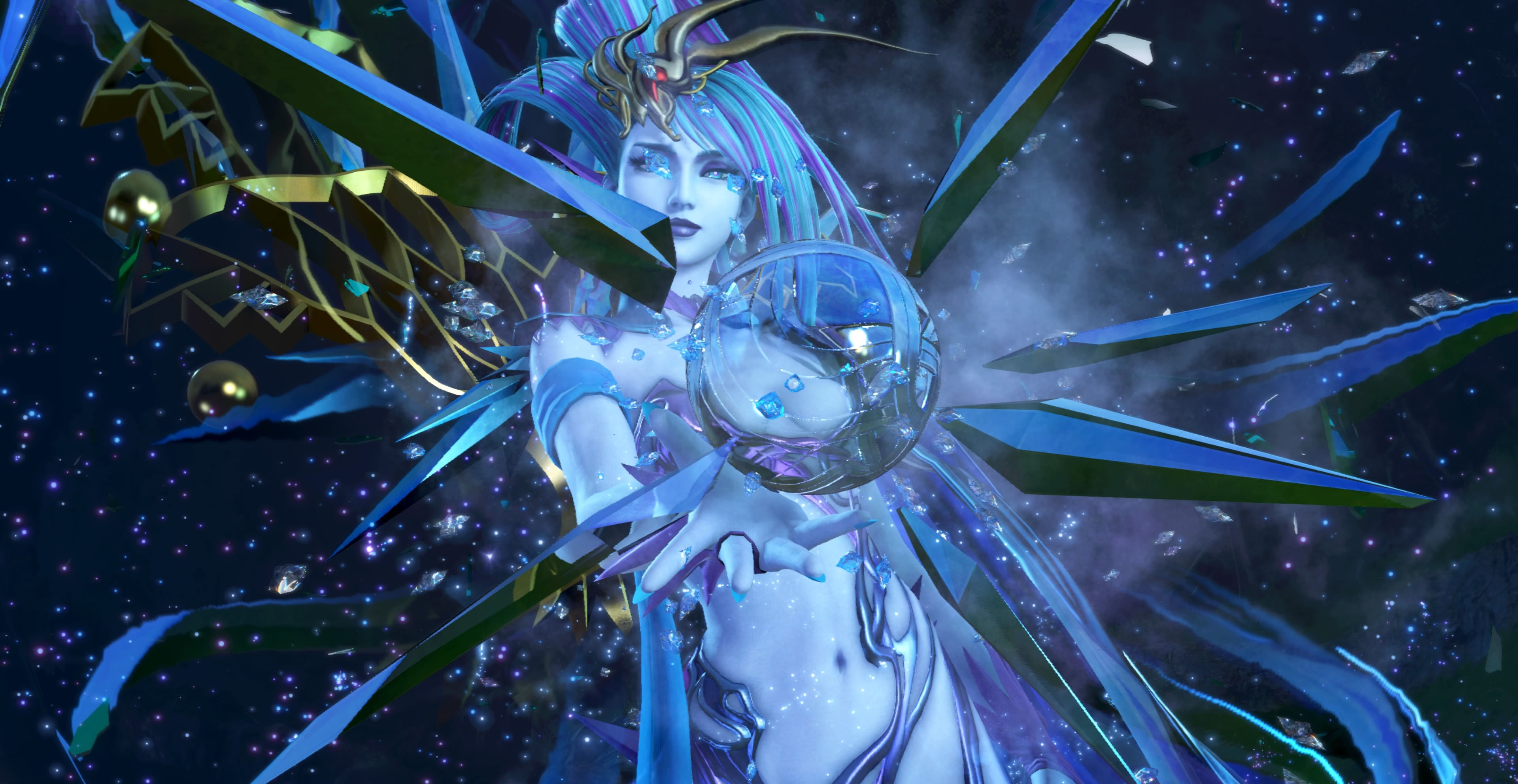 Dark Shiva from Final Fantasy Dimensions II #illustration 