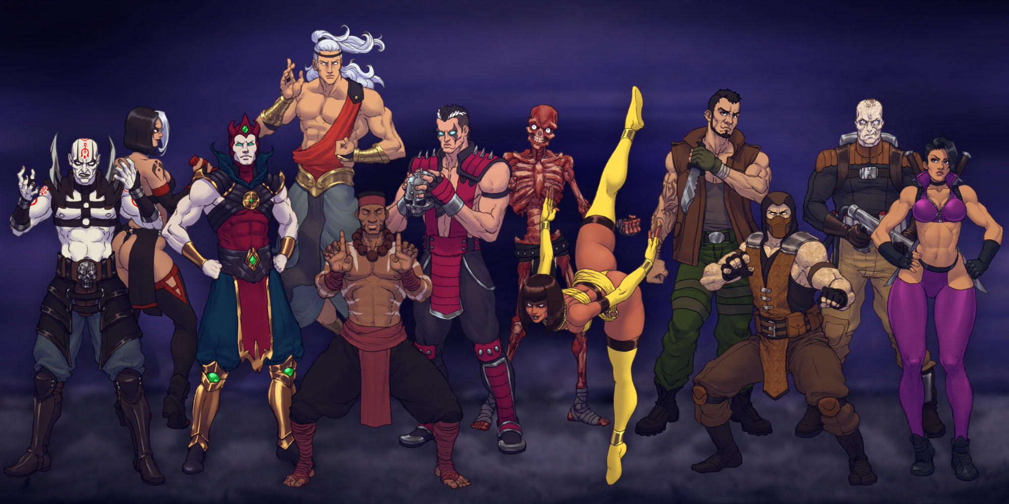Mortal kombat 3 personagens by joeldiuel on DeviantArt
