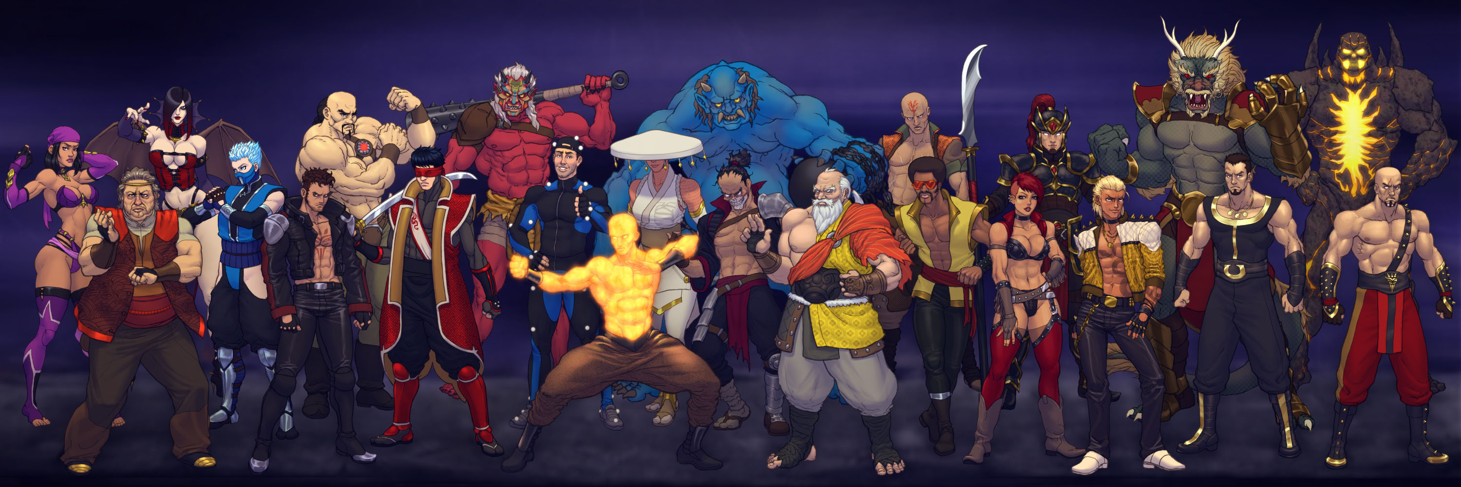 Mortal Kombat 3 + Trilogy  Fighters and Stages by VGCartography on  DeviantArt