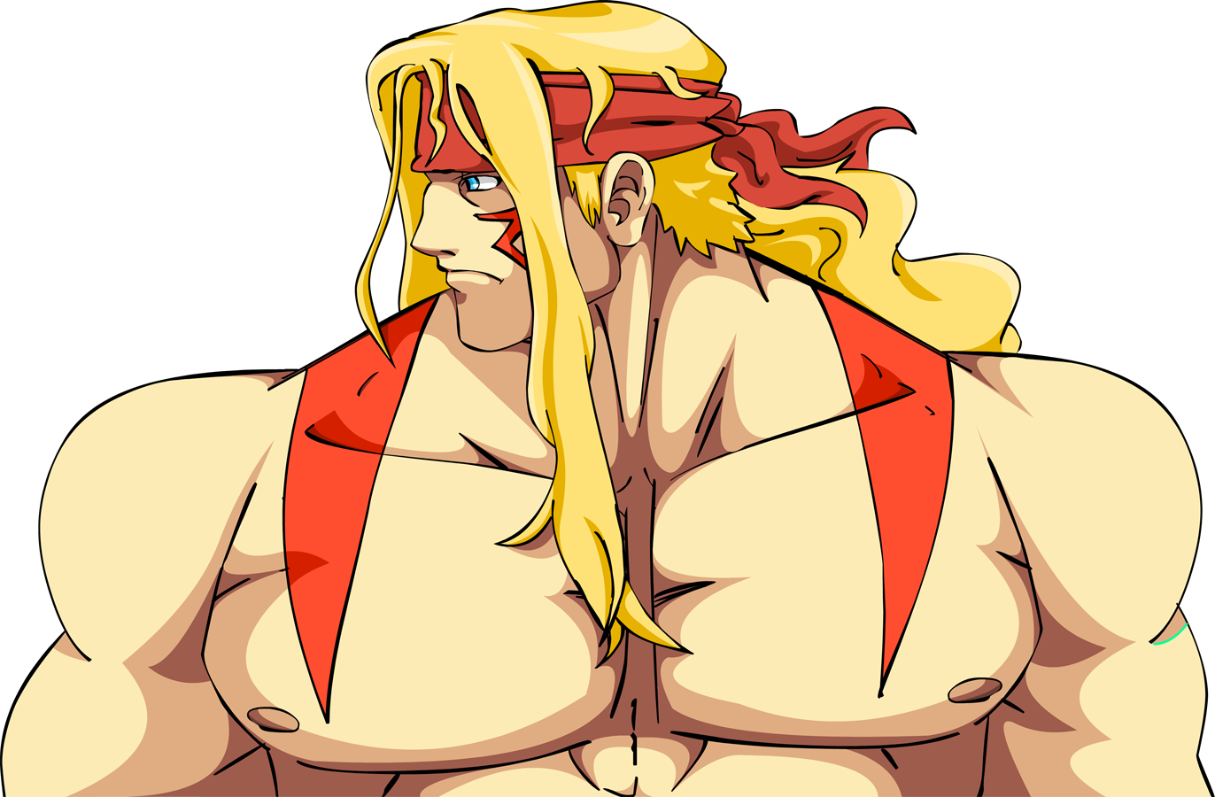 Aex from Street Fighter Art