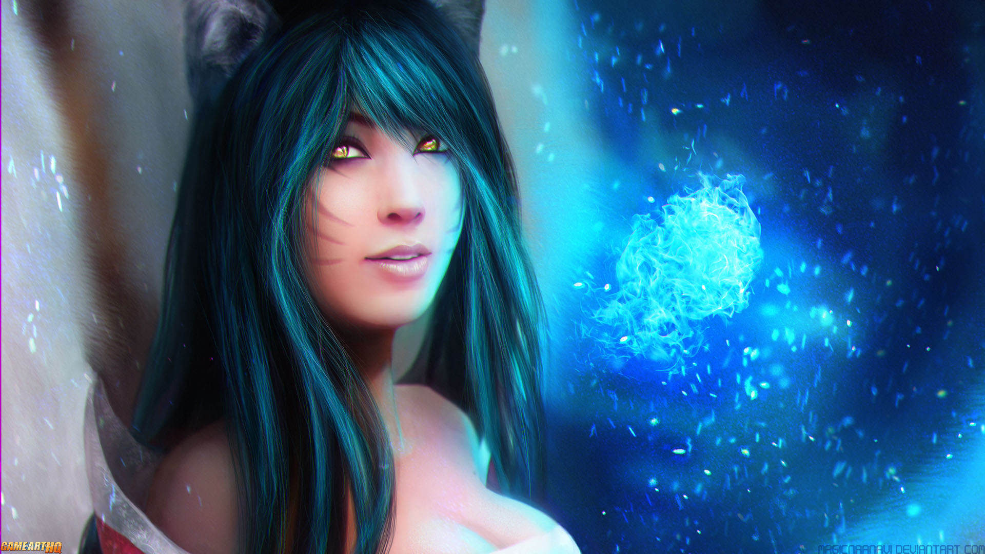 Art, Cosplay and Trivia of Ahri the Nine Tailed Fox1920 x 1080