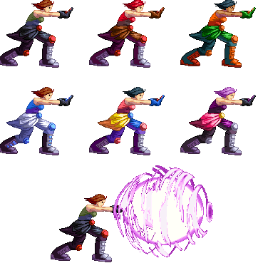 Akira Kazama Sprite Pixel Art by_chaosdante