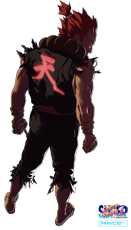 Akuma Street Fighter Character Art by Jamal Campbell