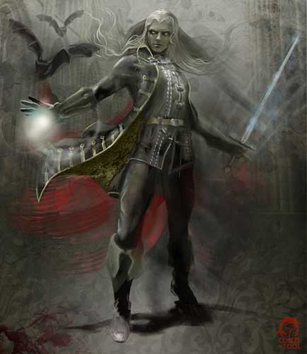Alucard from Castlevania Game Art