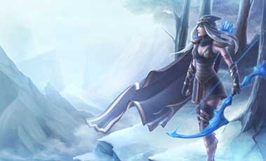 Ashe The Frost Archer Art by VegaColors