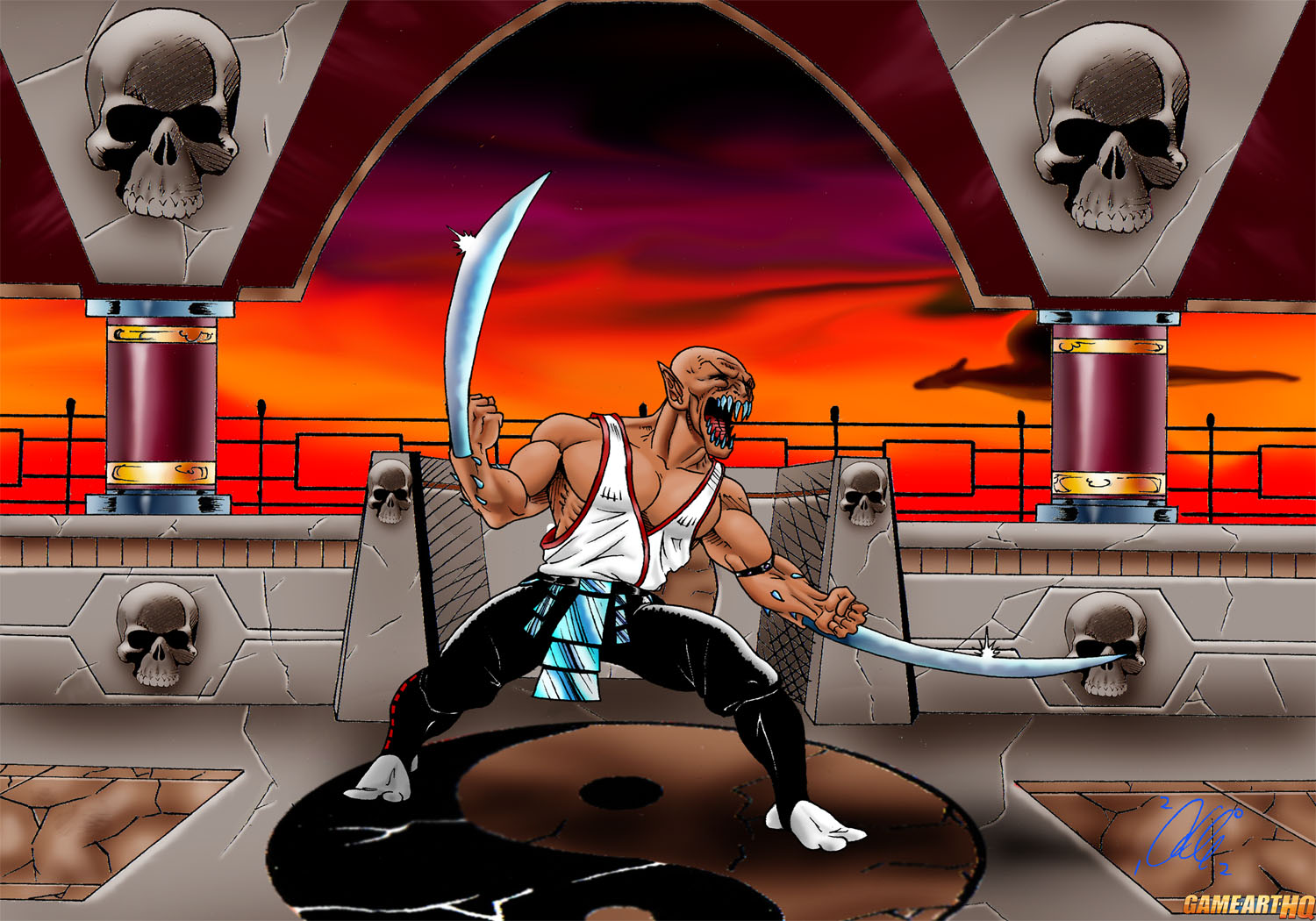 Baraka Mortal Kombat II MK Art Tribute